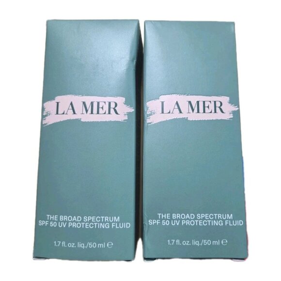 La Mer Other - 2 Pack La Mer-The Broad Spectrum SPF 50 UV Protecting Fluid 1.7oz/50ml NIB